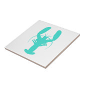 Turquoise Coastal Lobster Tegeltje (Zijkant)
