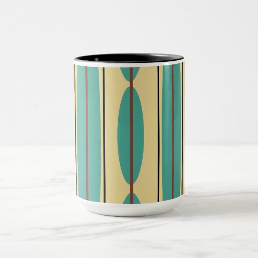 Turquoise Coffee Mok Cup (Midden)