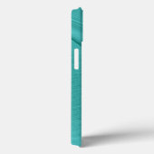 Turquoise Contour Case-Mate iPhone Case (Achterkant / Rechts)