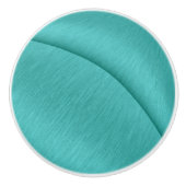 Turquoise Contour Keramische Knop (Voorkant)