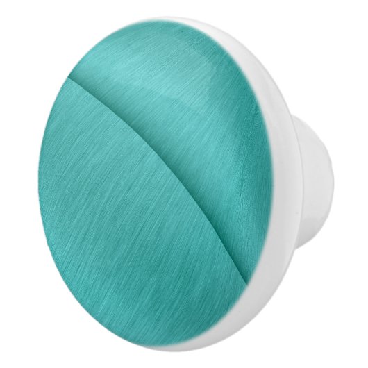 Turquoise Contour Keramische Knop (Rechts)