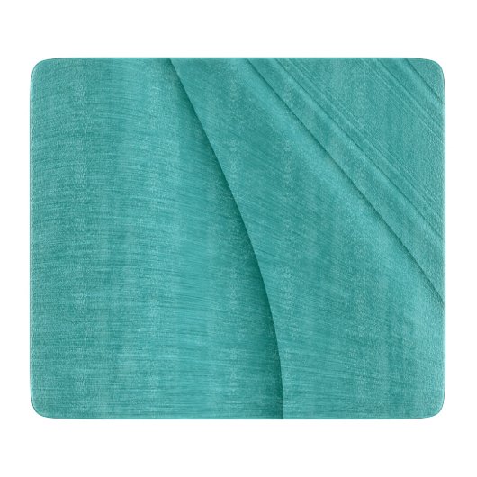 Turquoise Contour Snijplank (Voorkant)