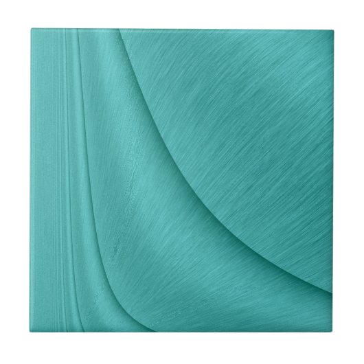 Turquoise Contour Tegeltje (Voorkant)