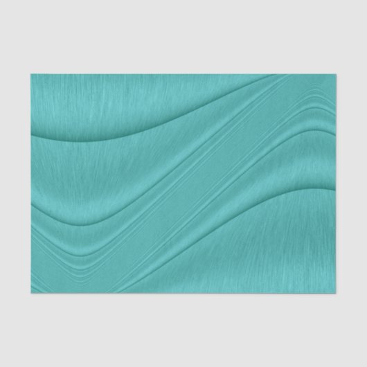 Turquoise Contour Tissuepapier (Voorkant)