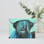 Turquoise Coo, Hoe doe je dat? Briefkaart (Staand voorkant)