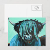 Turquoise Coo, Hoe doe je dat? Briefkaart (Voorkant / Achterkant)