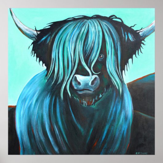 Turquoise Coo, Hoe gaat het?(Poster) Poster (Voorkant)