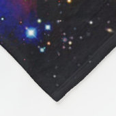 Turquoise Cosmic Dragon Fleece Deken (Hoek)