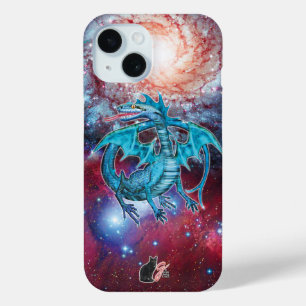 Turquoise Cosmic Dragon Hoesje-Mate iPhone Case