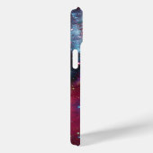 Turquoise Cosmic Dragon Hoesje-Mate iPhone Case (Achterkant / Rechts)