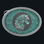 Turquoise cowgirl bloemengereedschap lederen paard gesp<br><div class="desc">Turquoise cowgirl bloemengereedschap lederen ontwerp met een bloemige paardenkop,  westerne stijl lederen ontwerp. Verkrijgbaar in meer kleuren. Voor paardenliefhebbers,  ruiters.</div>