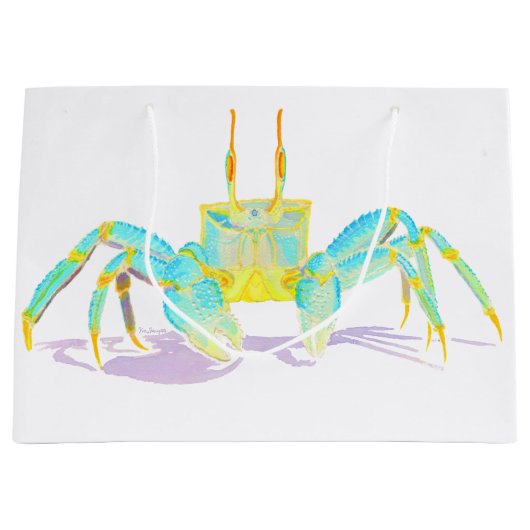 Turquoise Crab Groot Cadeauzakje (Voorkant)