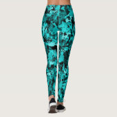 Turquoise Craze... Leggings (Achterkant)