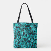 Turquoise Craze... Tote Bag (Achterkant)