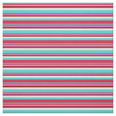 Turquoise, Crimson, Violet, Donkerrood en wit Stof (Swatch)