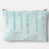 Turquoise Crystal Splash Gepersonaliseerd Etui (Achterkant)