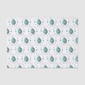 Turquoise Crystal Tissue Paper Tissuepapier (Voorkant)