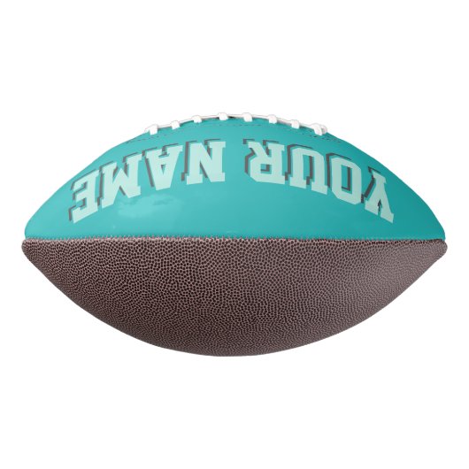 TURQUOISE Custom Football (Gedraaid 90)