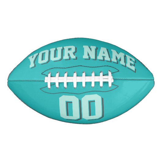 TURQUOISE Custom Football (Voorkant)