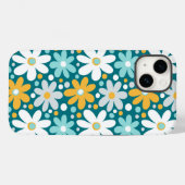Turquoise Daisy Flower | iPhone 14 Hoesje-Mate Case-Mate iPhone Case (Achterkant (horizontaal))