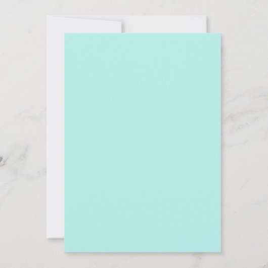 Turquoise damast routebeschrijving routebeschrijvi kaart (Achterkant)