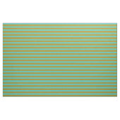 Turquoise & Dark Goldenrod Lines Stof (Fat Quarter)