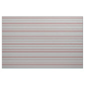 Turquoise & Dark Red Lined/Striped Pattern Stof (Yard (91,4 cm))