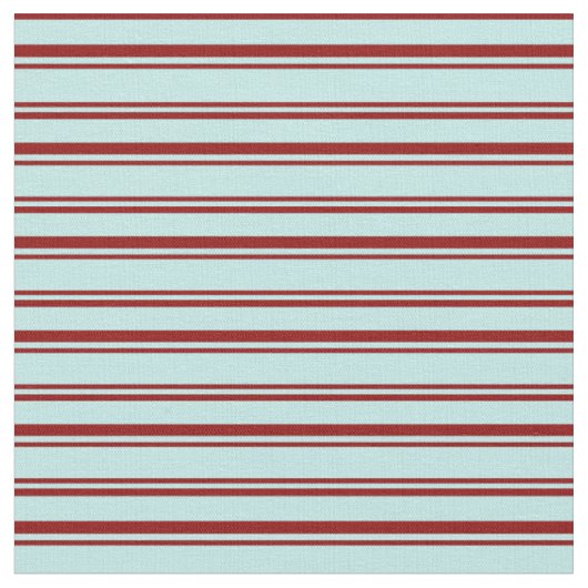 Turquoise & Dark Red Lined/Striped Pattern Stof (Close Up)