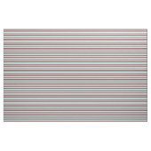 Turquoise & Dark Red Lined/Striped Pattern Stof (Fat Quarter)