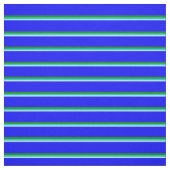 Turquoise, Dark Turquoise, Green & Blue Pattern Stof (Swatch)