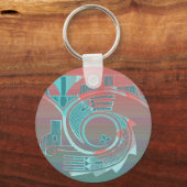 Turquoise Dawn Sleutelhanger (Voorkant)