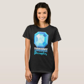 Turquoise December Edelstenen Mineralen Prosp T-shirt (Voorkant volledig)