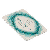 Turquoise december geboortesteen flexi magneet (Rechterzijde)