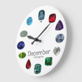 Turquoise, december Geboortesteen Grote Klok (Hoek)