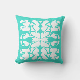 Turquoise decoratie kussen