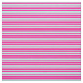 Turquoise & Deep Pink Stripes Stof (Swatch)