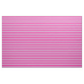 Turquoise & Deep roze gekleurde strepen Stof (Fat Quarter)