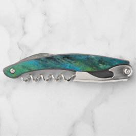 Turquoise Design Cork Screw Kurkentrekker