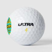 Turquoise Design Golfballen (Logo)
