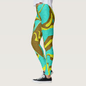 Turquoise Design Leggings (Links)