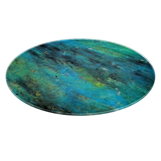 Turquoise Design Snijplank (Hoek)