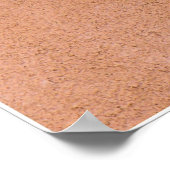 Turquoise-deur Poster (Hoek)