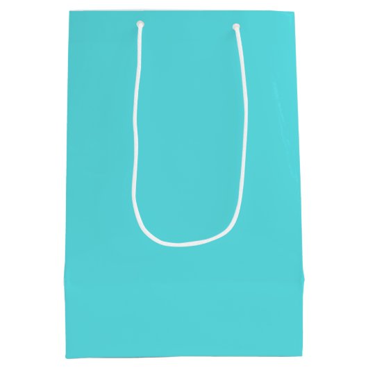 Turquoise & Diamanten Dankkaart Medium Cadeauzakje (Achterkant)