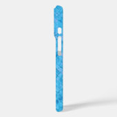 Turquoise Diamond Metallic Design Case-Mate iPhone Case (Achterkant / Links)