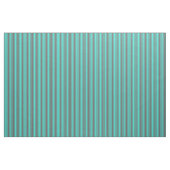 Turquoise & Dim Gray Lines Stof (Yard (91,4 cm))