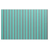 Turquoise & Dim Gray Lines Stof (Fat Quarter)