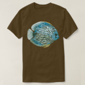 Turquoise Discus T-shirt (Design voorkant)