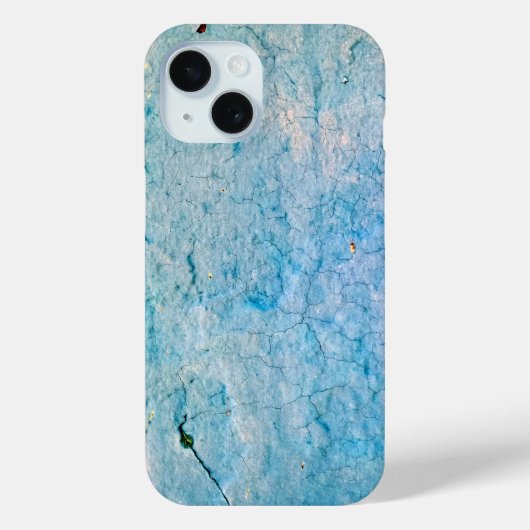 Turquoise Distressed Grunge Texture Case-Mate iPhone Case (Achterkant)
