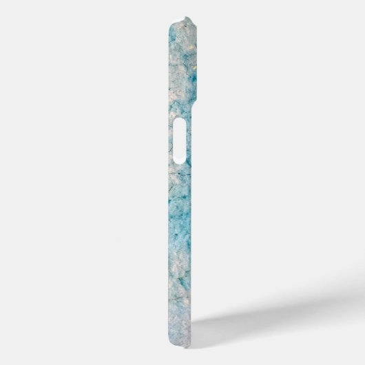 Turquoise Distressed Grunge Texture Case-Mate iPhone Case (Achterkant / Rechts)