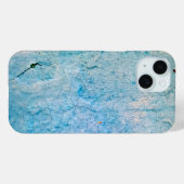 Turquoise Distressed Grunge Texture Case-Mate iPhone Case (Achterkant (horizontaal))